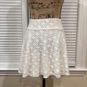 LA Hearts White lace Mini Skirt Girls (XL)
